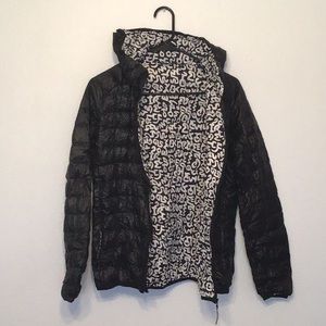 SPRZ NY Keith Haring puffer down black graphic XXS